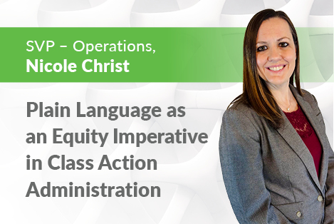 Plain Language as an Equity Imperative in Class Action Administration