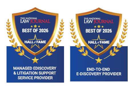 JND eDiscovery Receives National Law Journal Hall of Fame Award in Two Categories